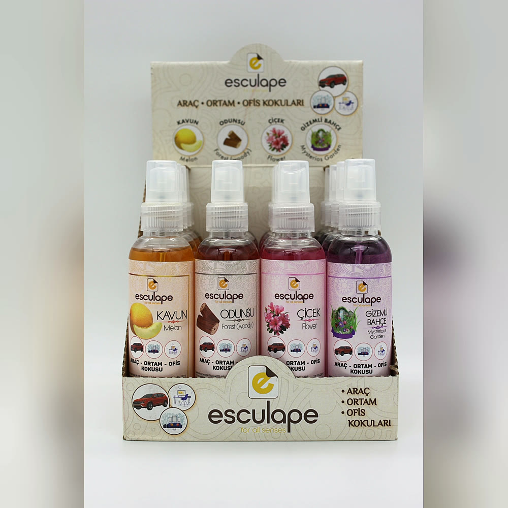 Araç & Ortam Kokusu 4'lü Set 4 x 150 ml